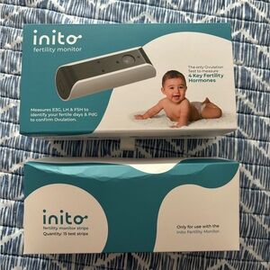 INITO fertility monitor for iphone15 OR iPhone 16 Pro and test strips